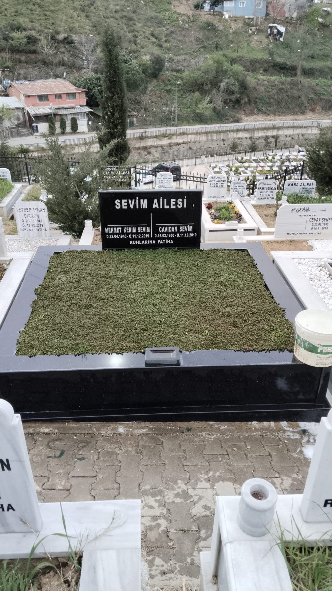 Çift Kişilik Granit Mezar