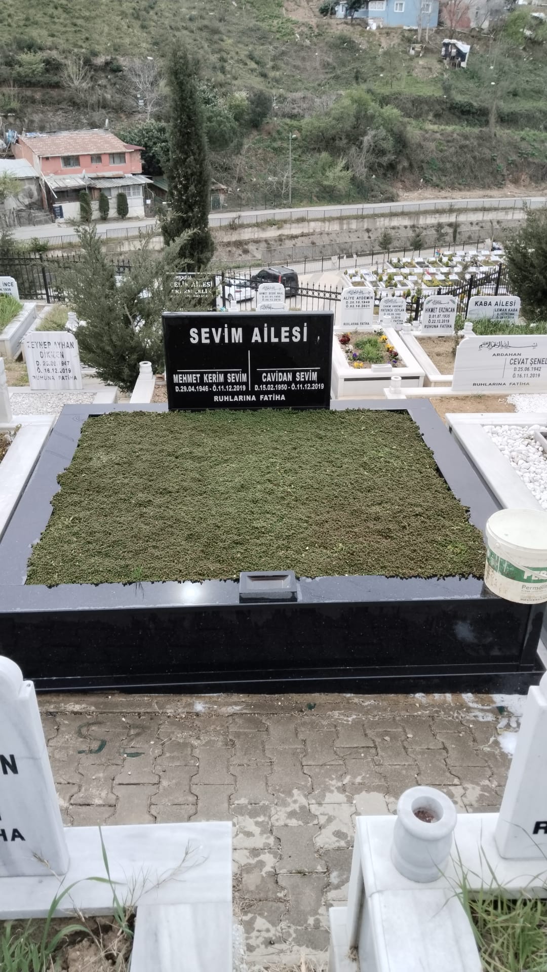 Çift Kişilik Granit Mezar
