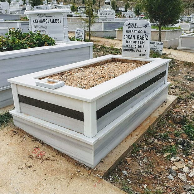 Tek Kişilik Mermer Mezar