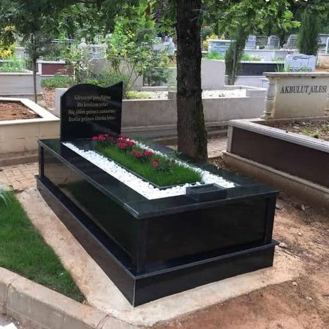 Tek Kişilik Granit Mezar