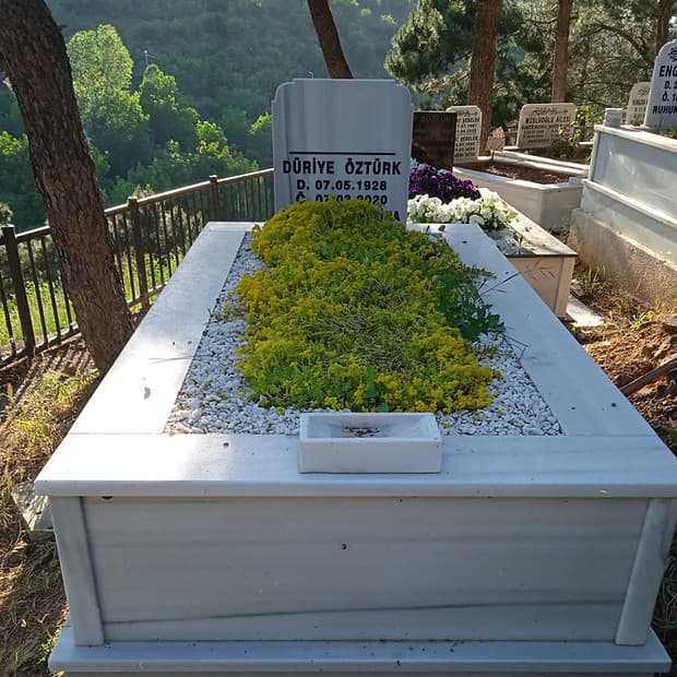 Tek Kişilik Mermer Mezar