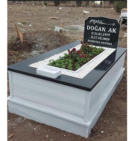 Tek Kişilik Granit Mezar